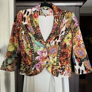 Alberto Makali Multicolor Floral Blazer